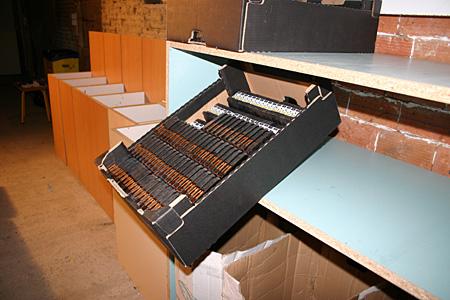 Carton recyclage contenant des cartouches jet d'encre